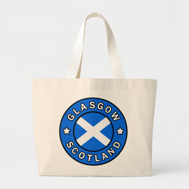 Glasgow Scotland Jumbo Stoffbeutel (Vorne)