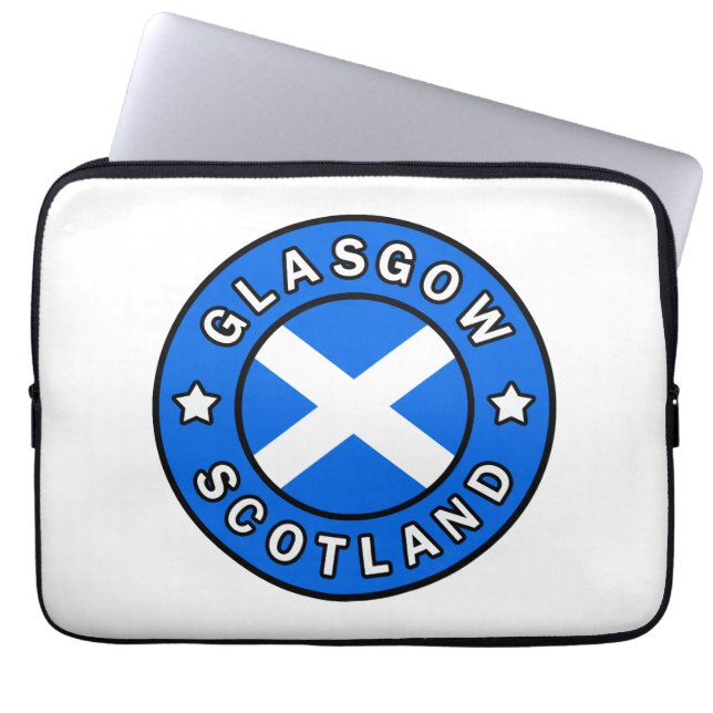Glasgow Scotland Laptopschutzhülle (Vorderseite)