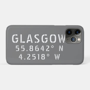 Glasgow Scotland Latitude & Longitude Case-Mate iPhone Hülle