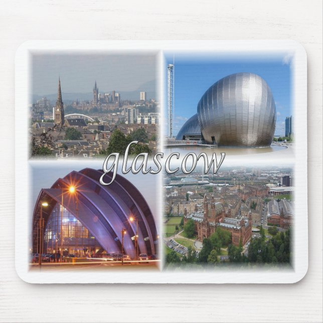 Glasgow Scotland Mousepad (Vorne)