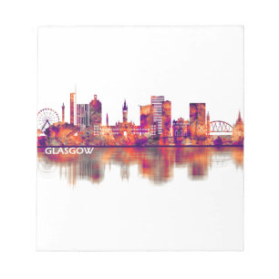 Glasgow Scotland Notizblock