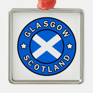 Glasgow Scotland Ornament Aus Metall