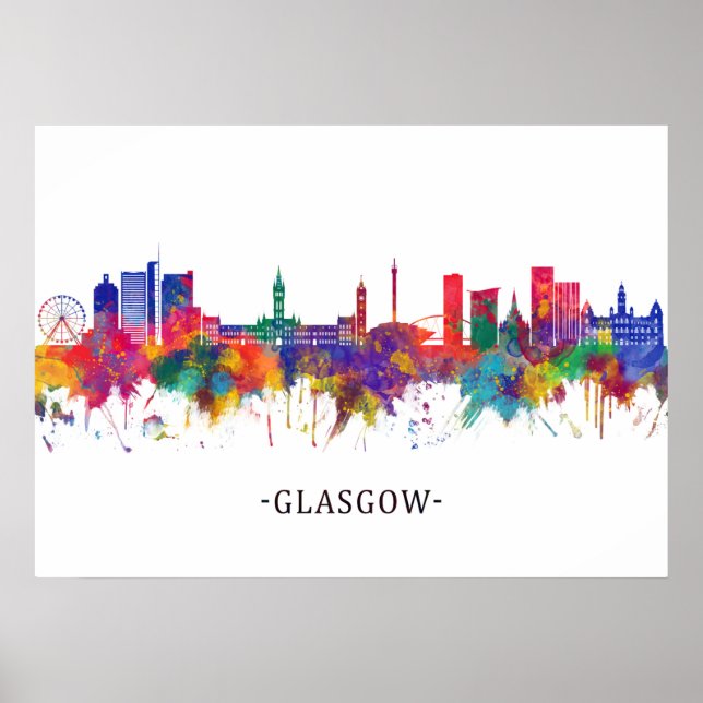 Glasgow Scotland Poster (Vorne)