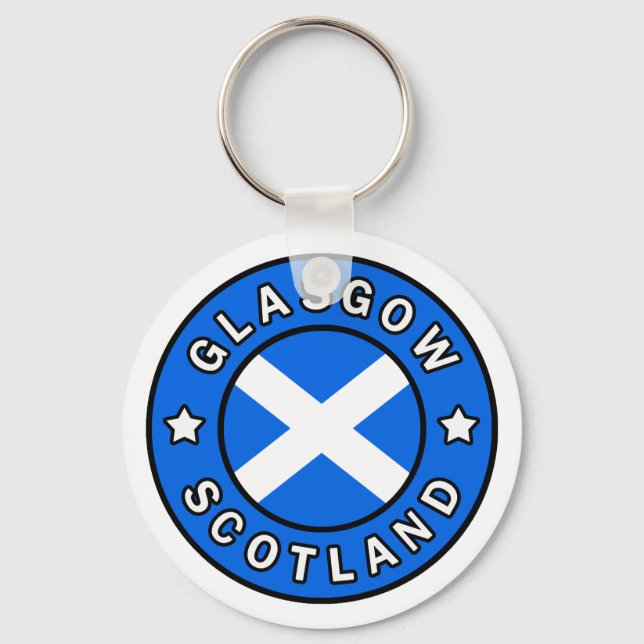 Glasgow Scotland Schlüsselanhänger (Vorderseite)