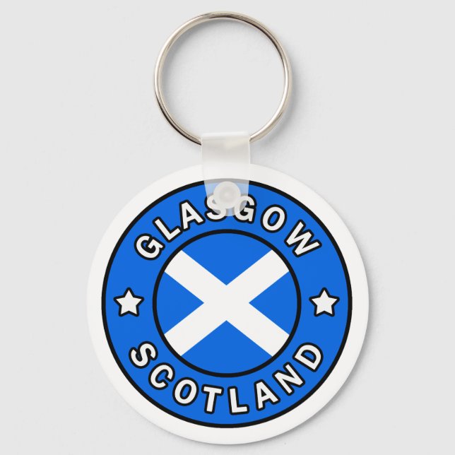 Glasgow Scotland Schlüsselanhänger (Vorderseite)