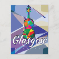 Glasgow, Scotland Vintage Travel Poster