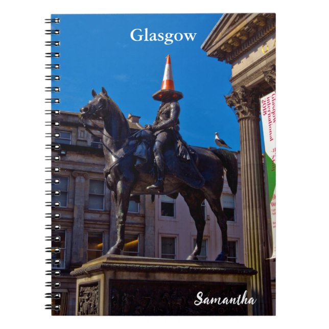 Glasgow Spiral Notebook Notizblock (Vorderseite)