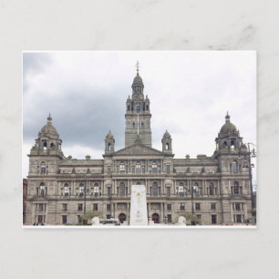 Glasgow Town Hall Postkarte