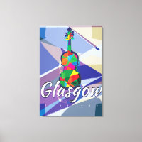 Glasgow Vintage Travel Poster