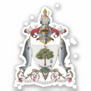 Glasgow-Wappen, SCOTLAND Aufkleber