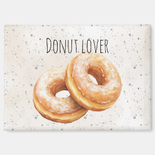 Glasierte Donuts Süße Leckereien Magnet