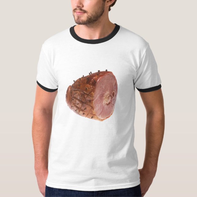 Glasig-glänzender Schinken T-Shirt (Vorderseite)