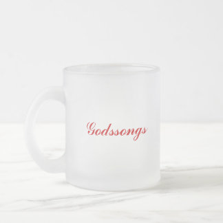 Glaskaffee-Tasse-Totes Rot Mattglastasse