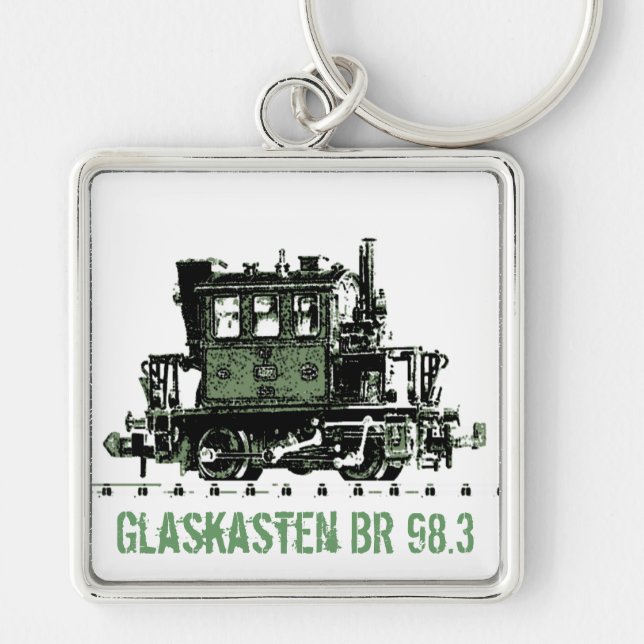 Glaskasten Keychain Schlüsselanhänger (Vorne)