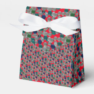 Glaskies-Muster Kruste. BG RED Favor Box Geschenkschachtel