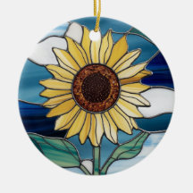 Glaskunst, Sonnenblumengestanztes Glas