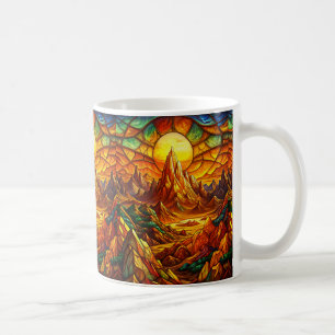 Glaslandschaft Kaffeemaschine Tasse