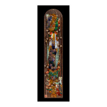 Glasmalerei-Design für St. Gobnait