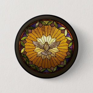 Glasmalerei-Drucke Button