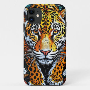 Glasmalerei-Leopard Case-Mate iPhone Hülle