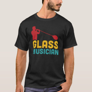 Glasmusiker - Glasverarbeitung - lustiges Glasgebl T-Shirt