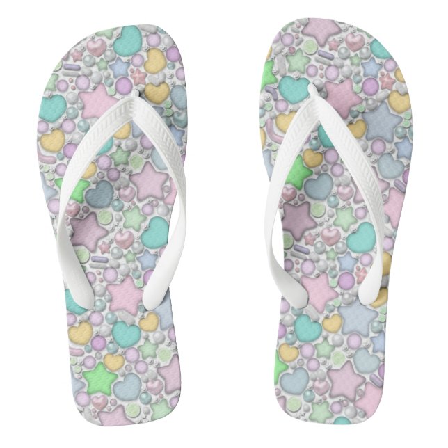 Glasperlen, Schmuck Flip Flops (Fußbett)