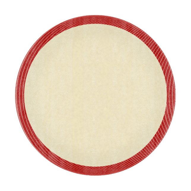 GLASpizza-PLATTE U. SCHNEIDEBRETT (Vorderseite)