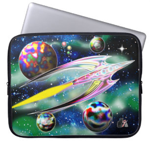 Glasrakete Laptopschutzhülle