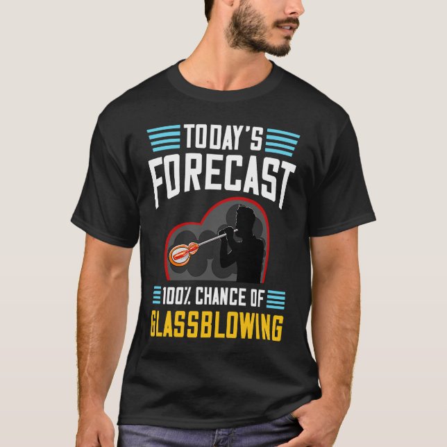 Glass Blowing  Glassblower Glassworking Artist T-Shirt (Vorderseite)
