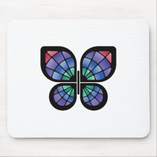 Glass Butterfly Mousepad