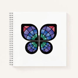 Glass Butterfly Notizbuch