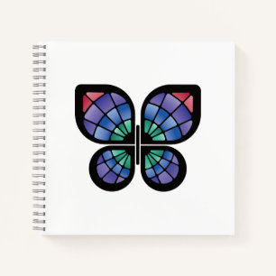 Glass Butterfly Notizbuch