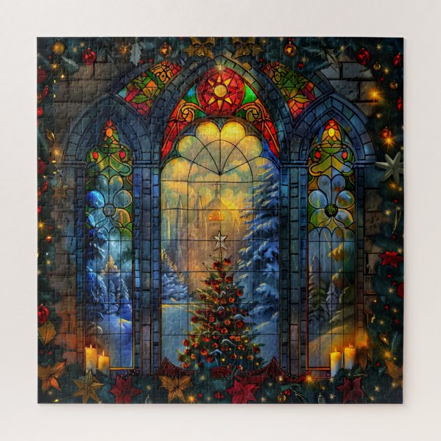 Glass Christmas Puzzle (Vertikal)