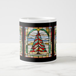 Glass Christmas Tree Jumbo-Tasse