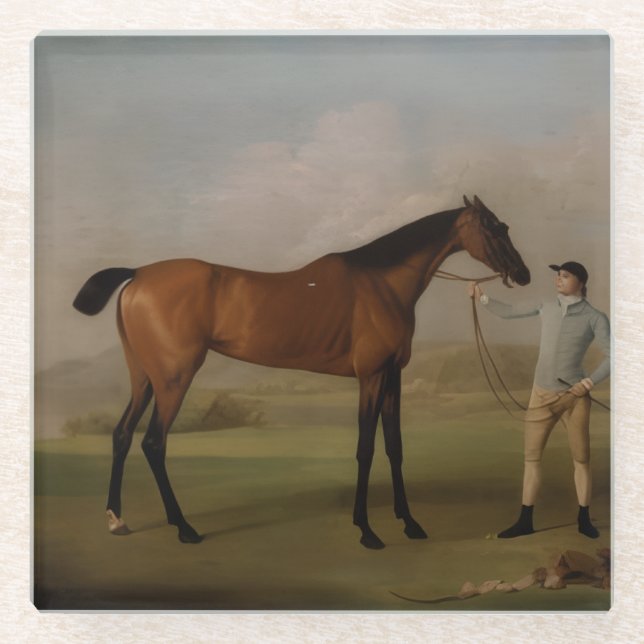 Glass Coaster Equestrian  Glasuntersetzer (Vorderseite)