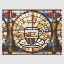 Glass Coffee Cup Seidenpapier
