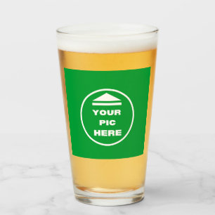 Glass Cup 16oz - Personalisiert Bild hinzufügen Glas