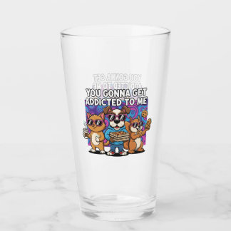 Glass Cup funny cartoon pets glass Glas