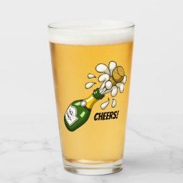 Glass Cup Pop der Cork! Glas