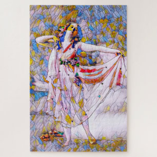 Glass Dancer in fließendem Kleid