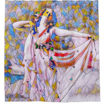 Glass Dancer in fließendem Kleid