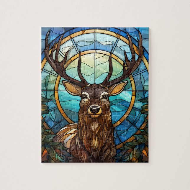 Glass Deer Puzzle (Vertikal)