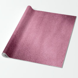 Glass Elegant Urban Metallic Burgundy Beet Geschenkpapier