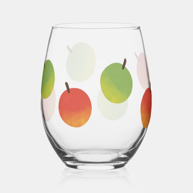 Glass for apples weinglas ohne stiel (Vorderseite)