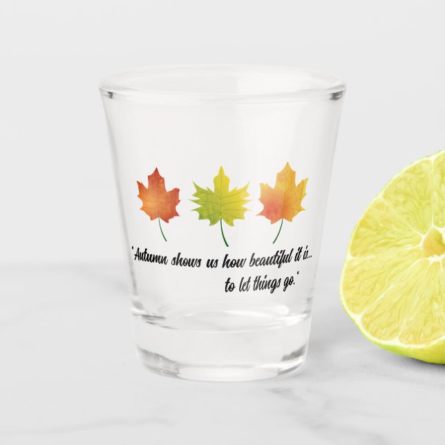 Glass für den Sommerurlaub Schnapsglas (Vorderseite)