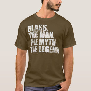 Glass Glass Familienname Glas Nachname Glass Surna T-Shirt