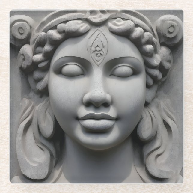 Glass Goddess Untersetzer (Vorderseite)