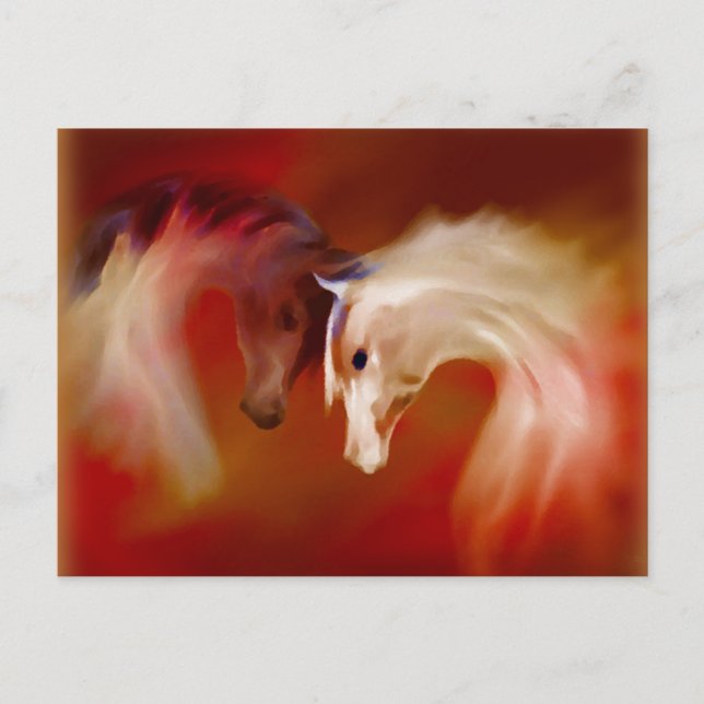 "Glass Horses" ~ Postkarte (Vorderseite)