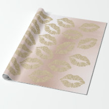 Glass Kiss Lips Makeup Blush Champagne Gold Pink