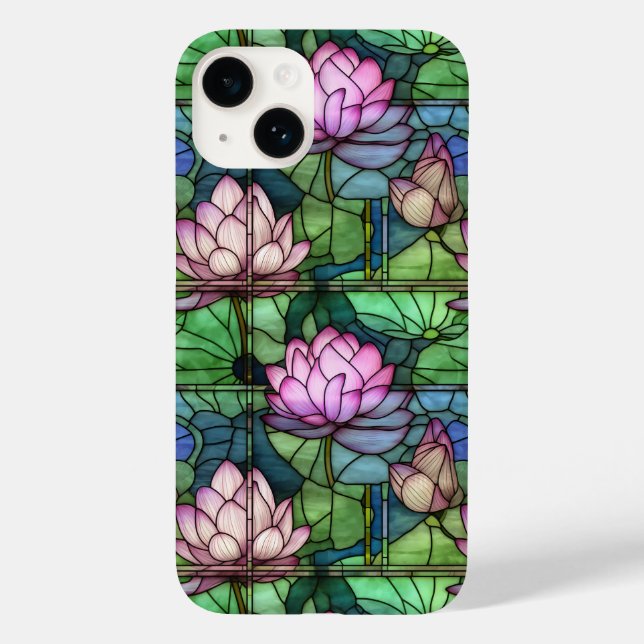 Glass Lotus iPhone 14 Fall Case-Mate iPhone 14 Hülle (Rückseite)